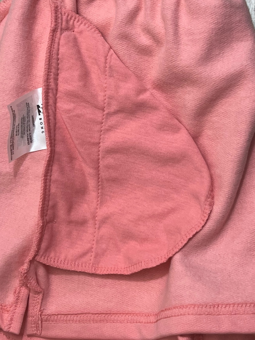 Billabong Women’s Size XL US High-Rise Shorts Peach Cotton Blend Pockets - Picture 13 of 14